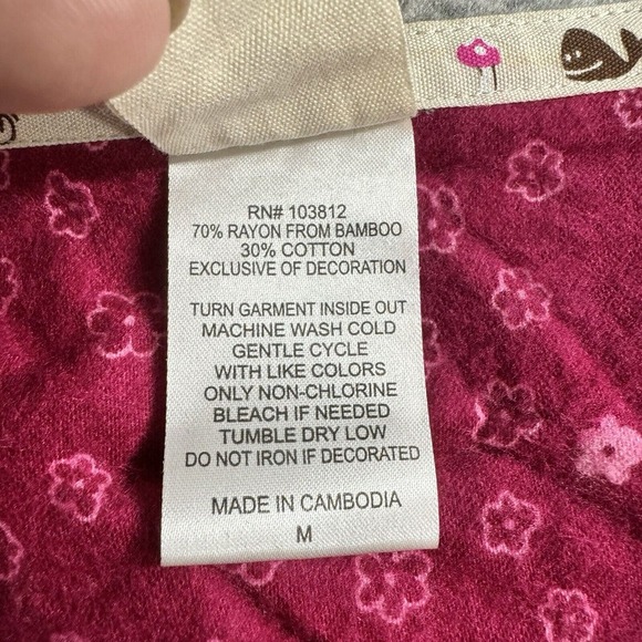 Munki Munki‎  Coffee Themed Flannel Pajama Set Size Medium Loungewear Bamboo - Picture 16 of 16